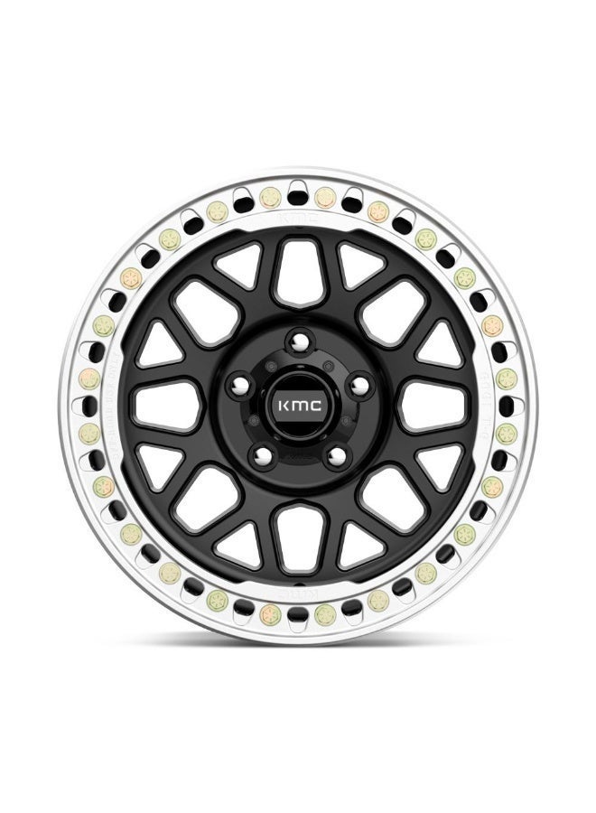 كي ام سي KM235 (بيدلوك) جرينيد كراول 17×9 5×127 ET-38 CB71.5 أسود ساتان - Image 2